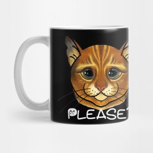 Please? The irresistible cat Mug